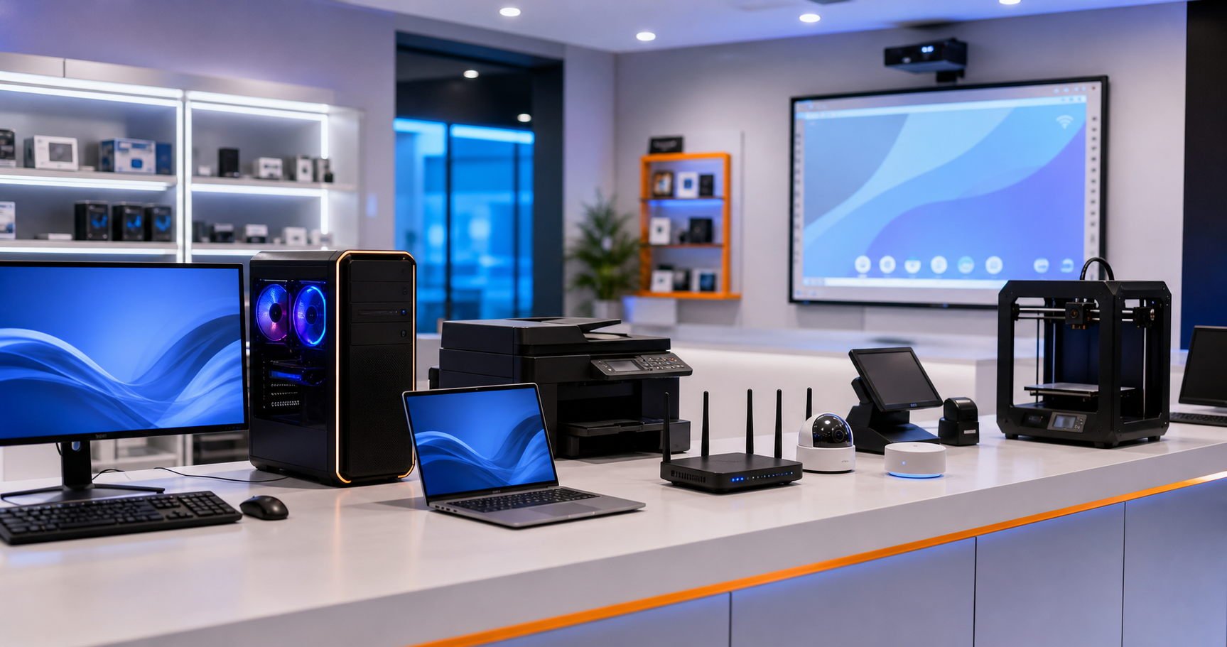 BT Dot Com Technology product showroom